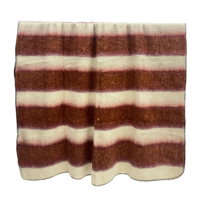 Edith Wool Blend Throw Cocoa