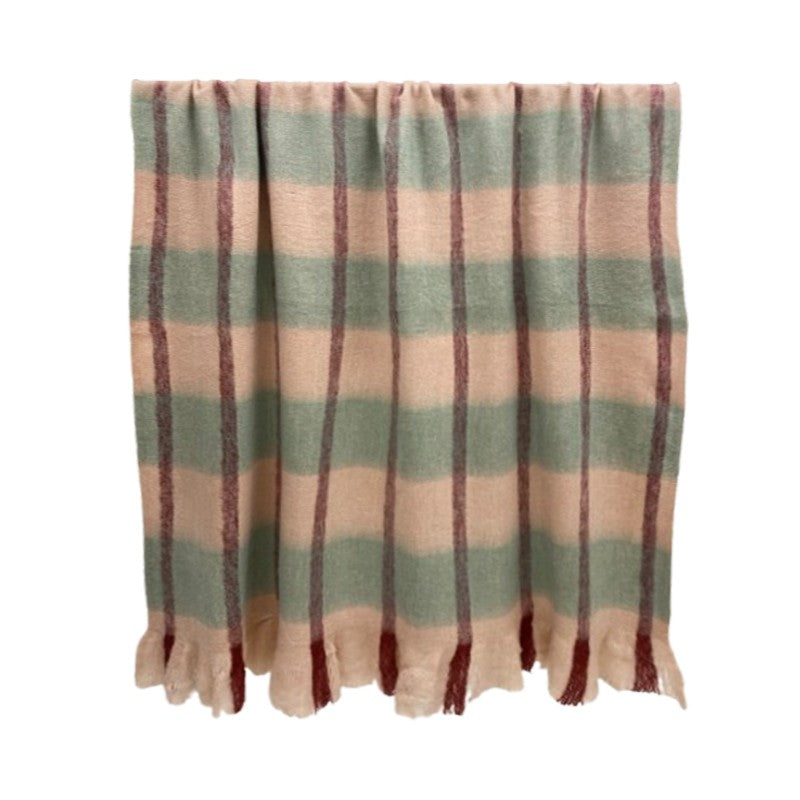 Sheena Wool Blend Throw Nude