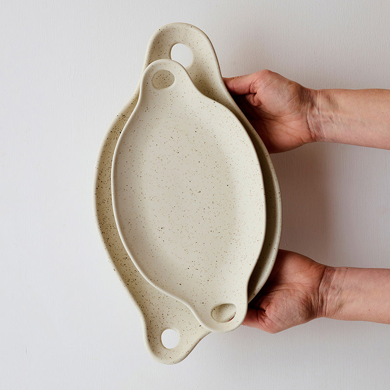 Soiree Offering Platters Set Oatmeal