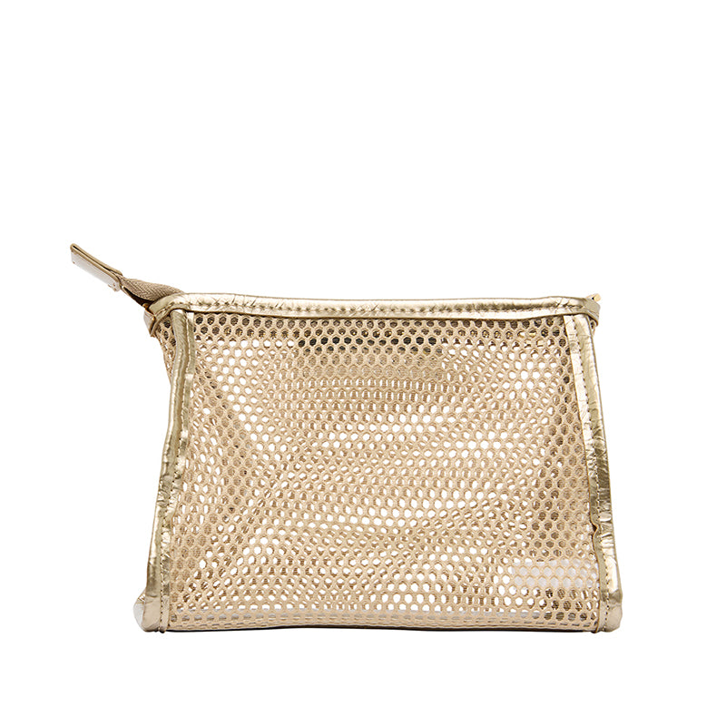 Small Santorini Case Taupe Mesh