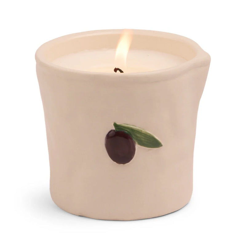 Bistro Fig & Olive Embossed Candle