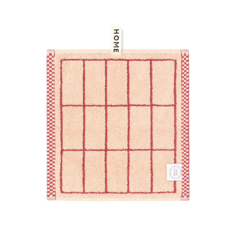 Face Washer Ruby/Almond Blush Tile