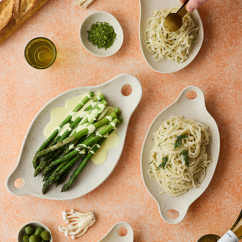 Soiree Grazing Plates Set Oatmeal
