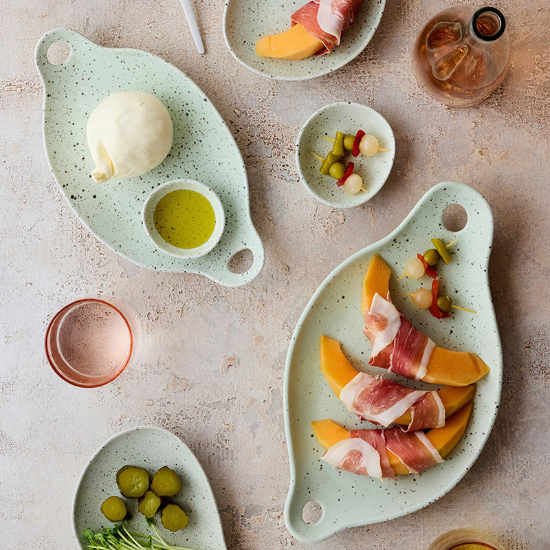 Soiree Offering Platters Set Pistachio