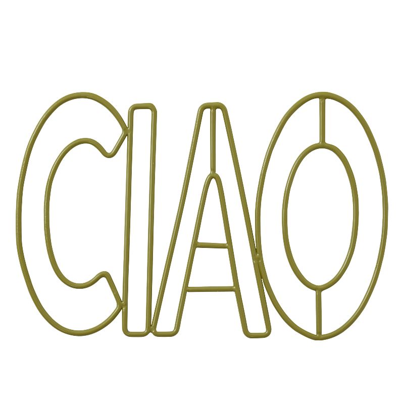 Ciao Metal Trivet Olive