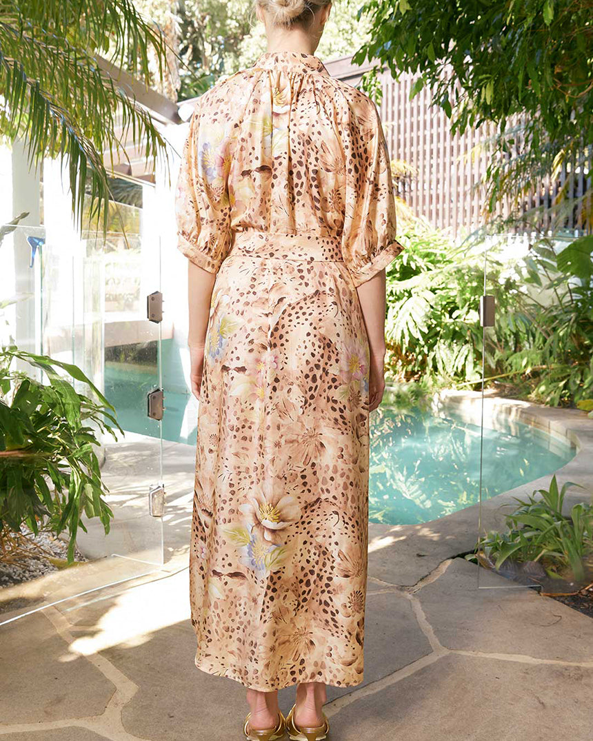 Taylor Cheetah Ankle Dress