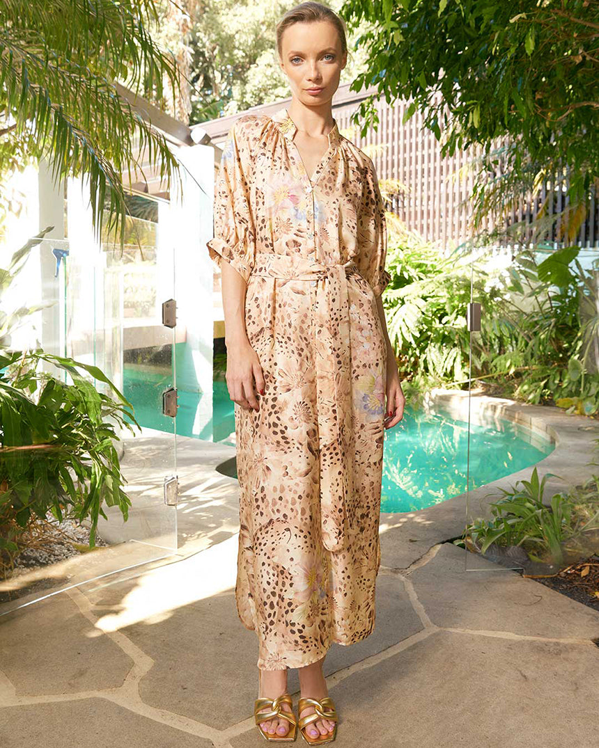 Taylor Cheetah Ankle Dress