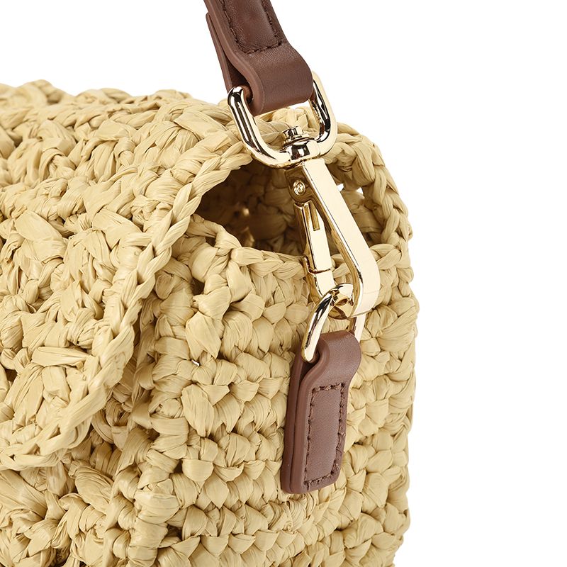 Thea Shoulder Bag Raffia Weave