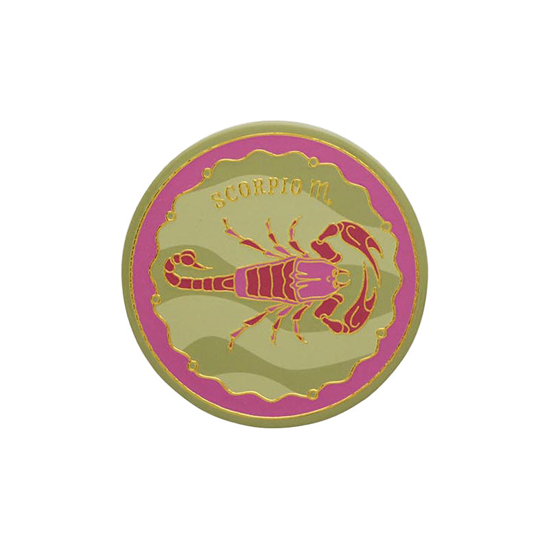 Xodiac Ceramic Coaster Scorpio