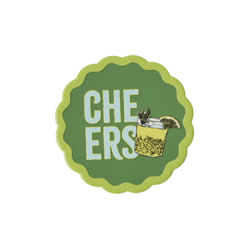 Gimlet Ceramic Coaster Cheers