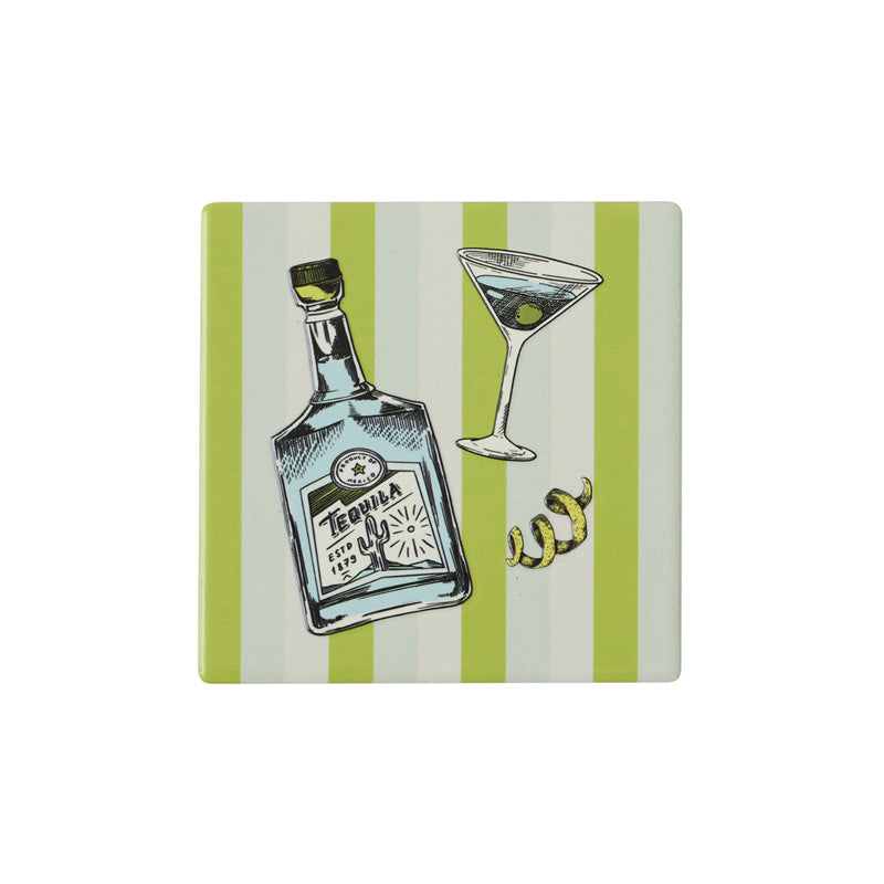 Gimlet Ceramic Coaster Tequila