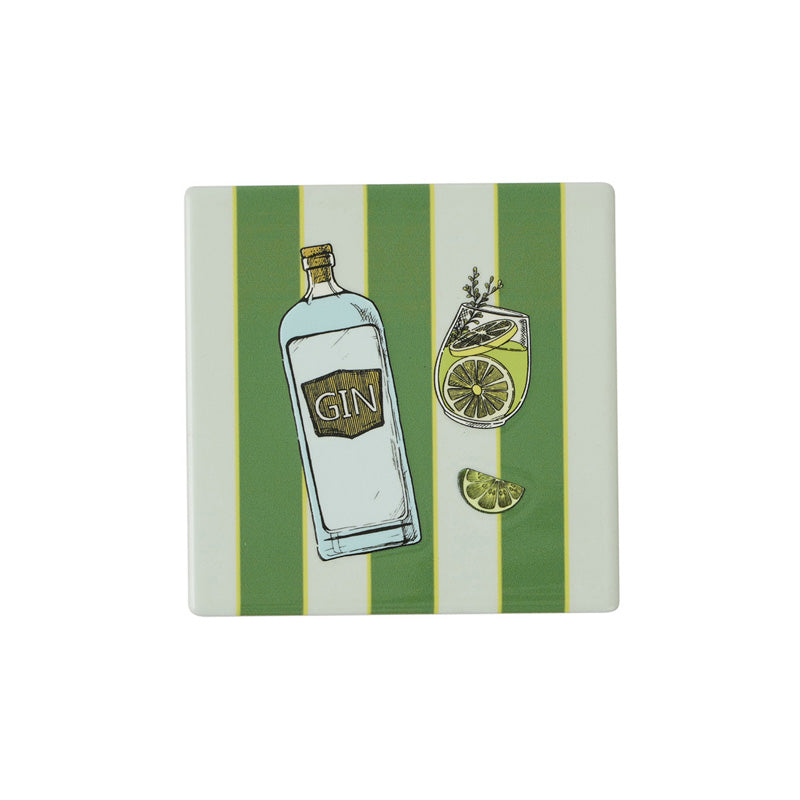 Gimlet Ceramic Coaster Gin