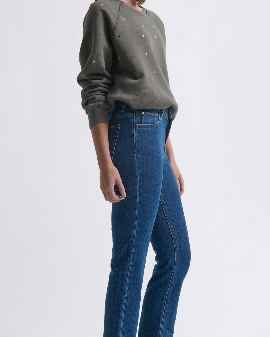Vacay Jean Hemmed Brentwood Blue
