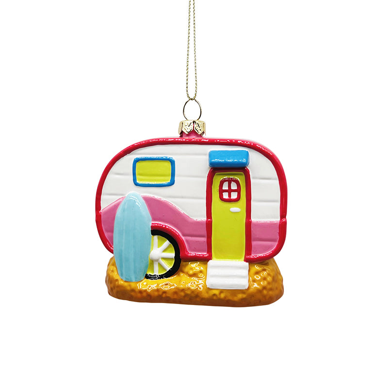 Caravan with Surfboard Decoration