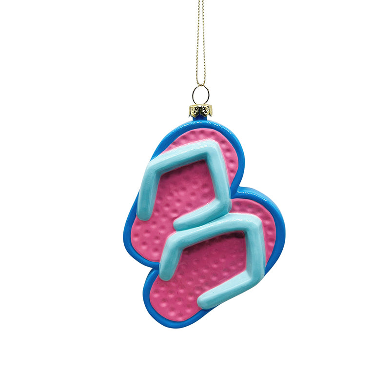 Thongs Decoration Pink/Blue