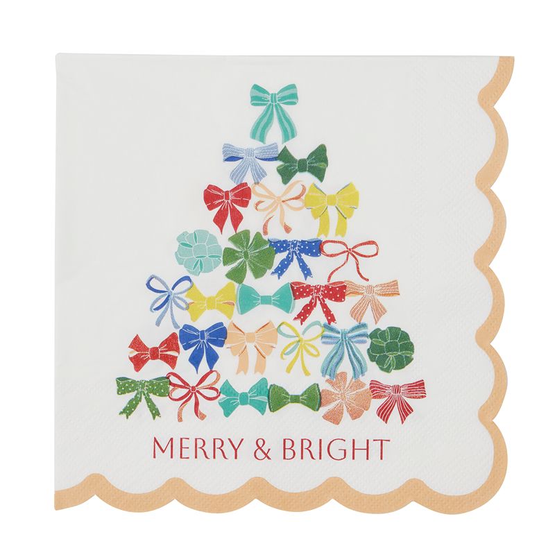 Bow Tree Paper Napkins 20 Pack