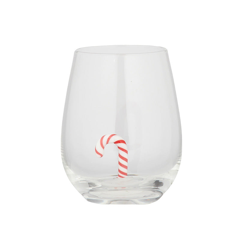 Candy Cane Wine Glass/Tumbler
