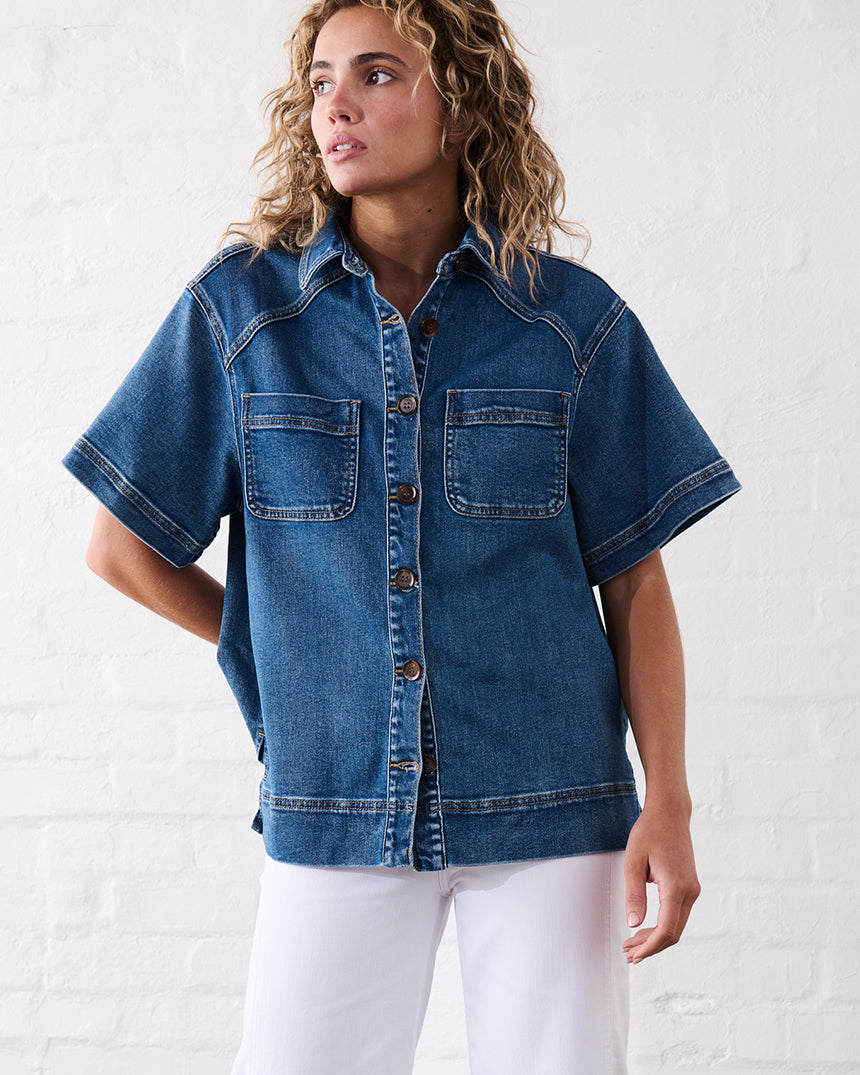 Zoe Shirt Dakota Wash