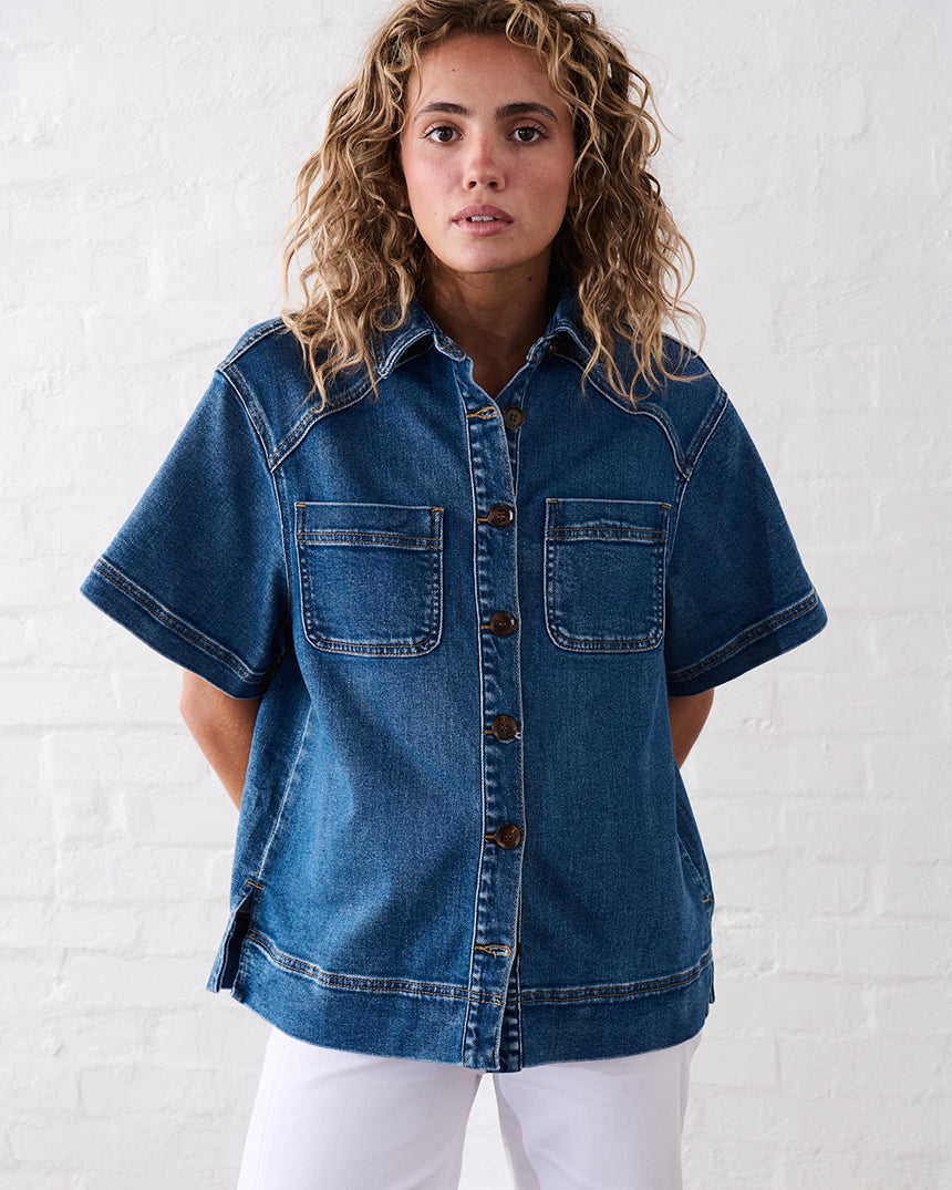Zoe Shirt Dakota Wash