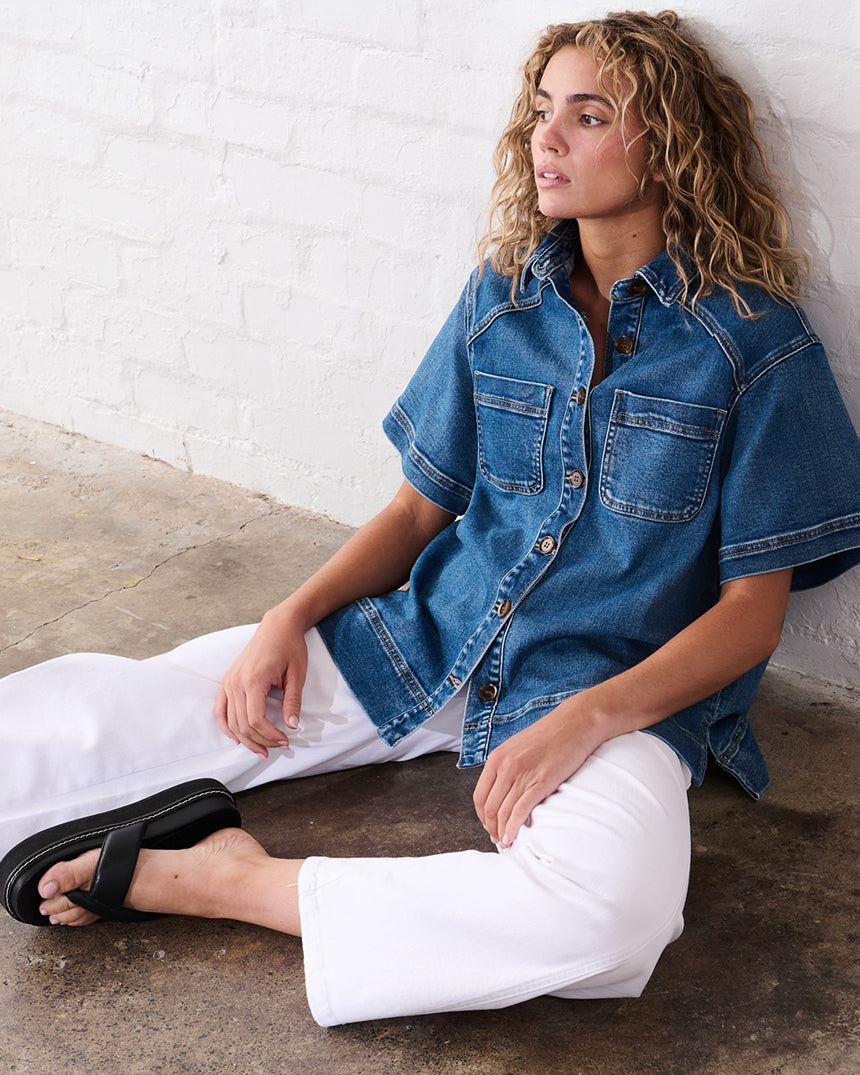 Zoe Shirt Dakota Wash