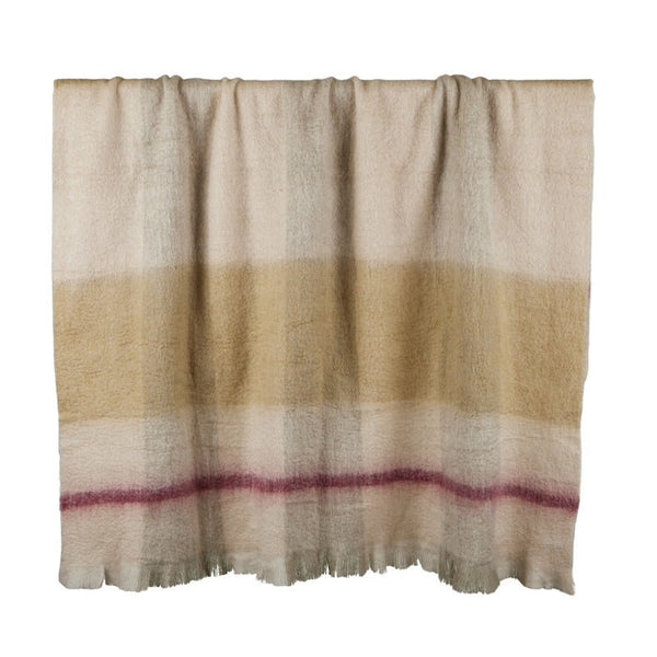 Find Abigail Wool Blend Throw Nude - Coast to Coast at Bungalow Trading Co.