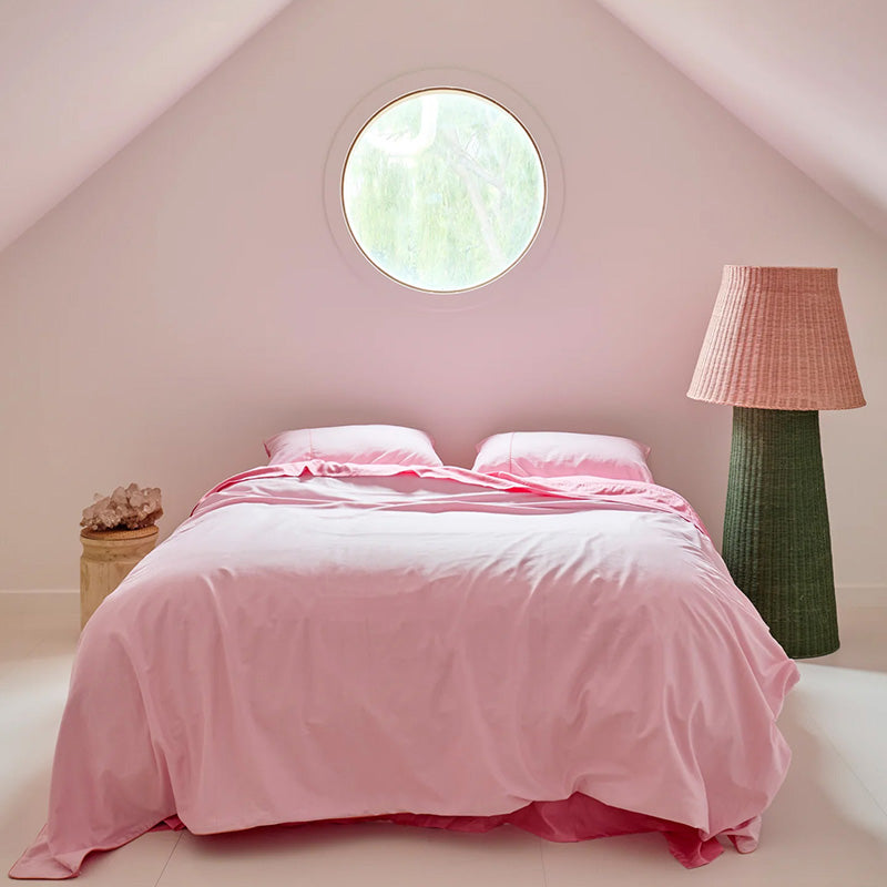 Glow In Poodle Bamboo Cotton Flat Sheet