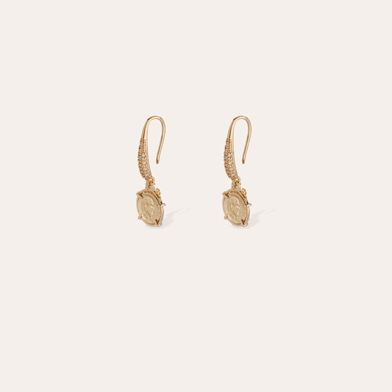 Yao Romana Earrings Gold