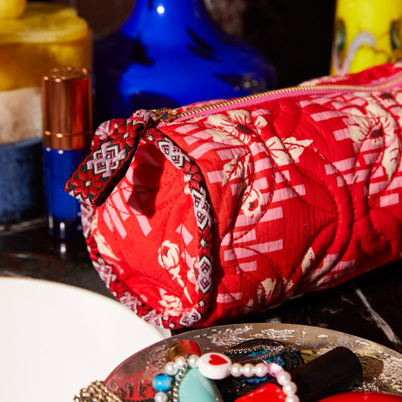 Marta Makeup Bag Vermillion