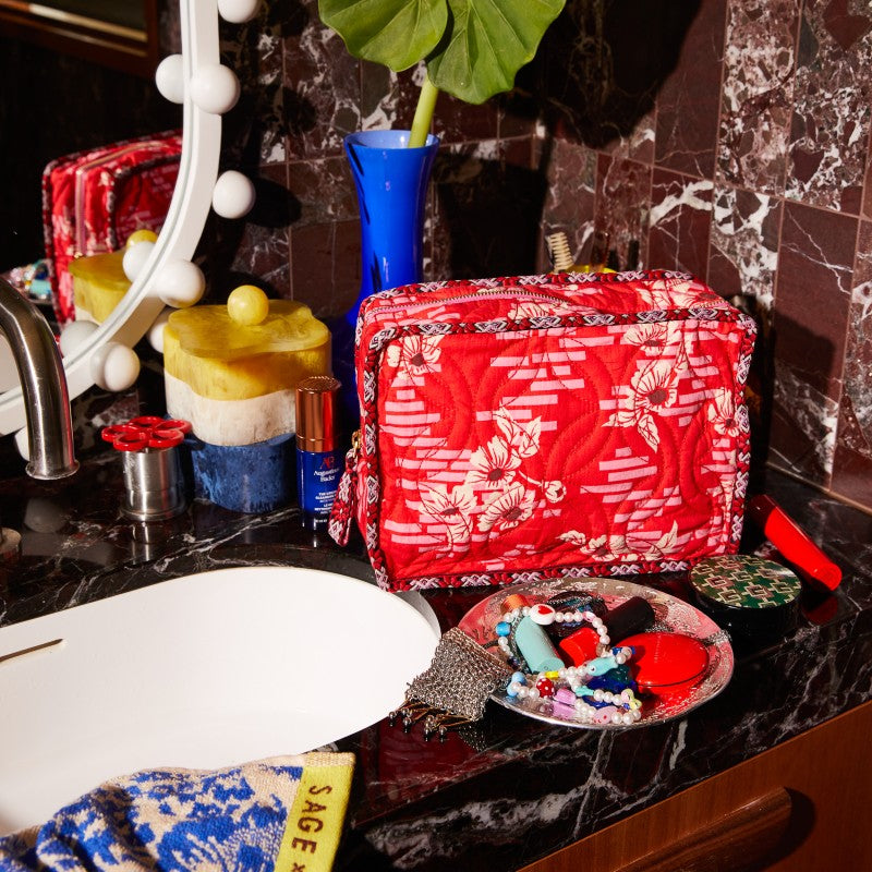 Marta Vanity Bag Vermillion