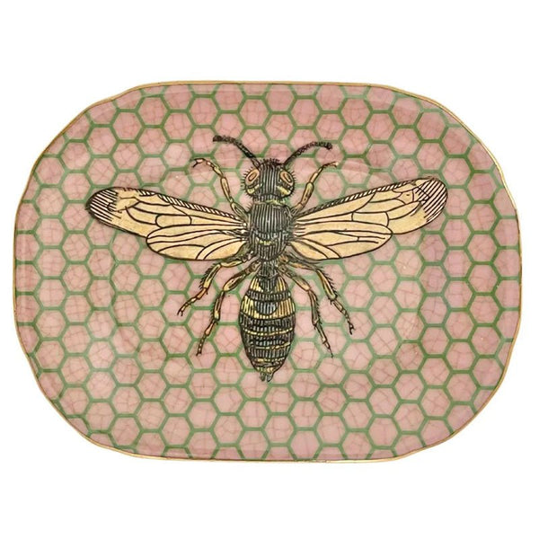 Find Bee Dish Pink/Green - C.A.M. at Bungalow Trading Co.