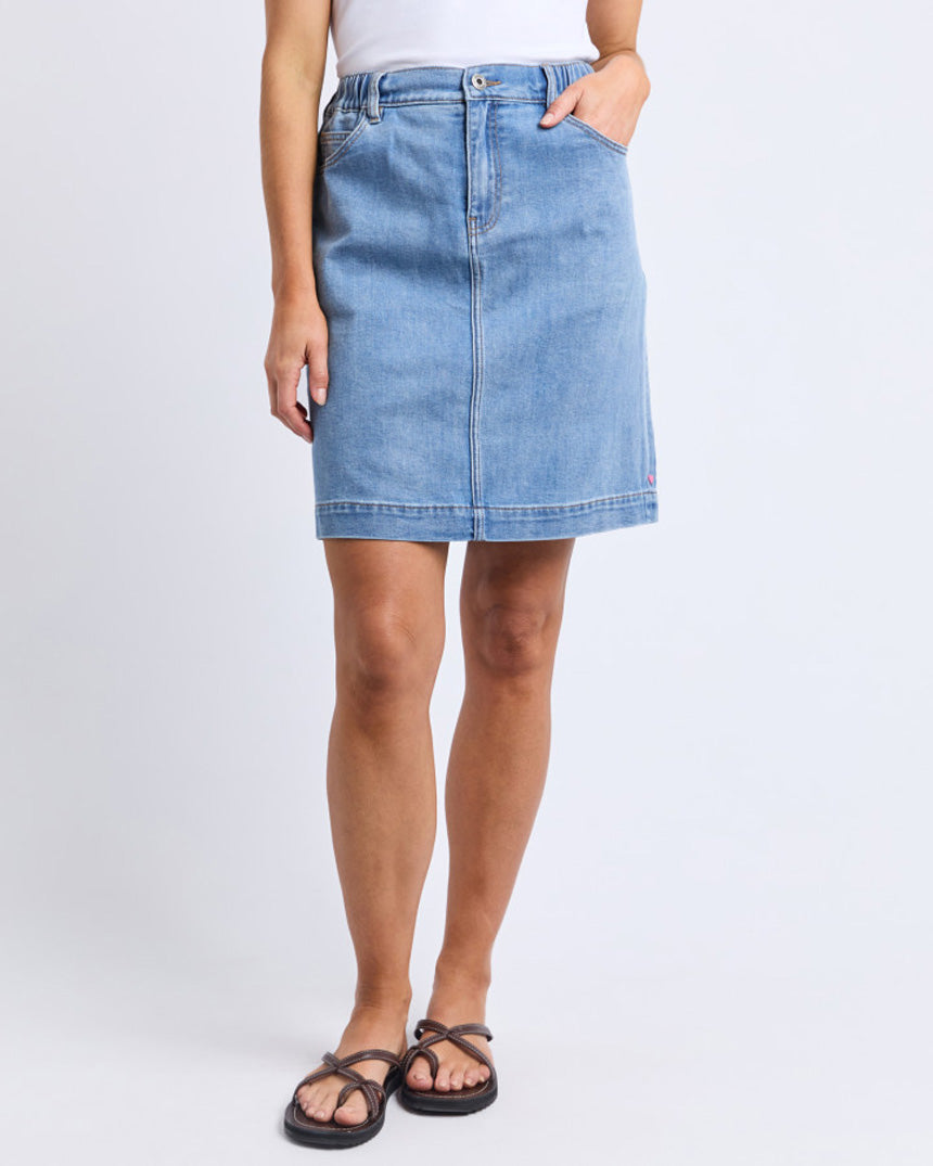 Birdie Denim Skirt