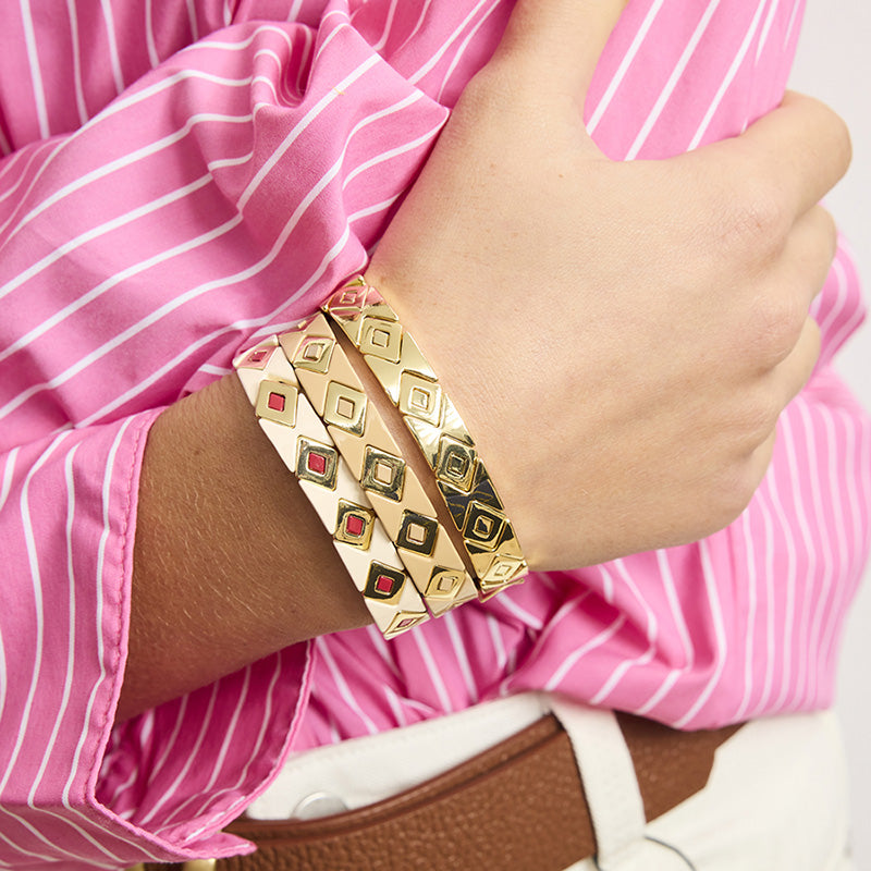 Gold Triangle Bracelet