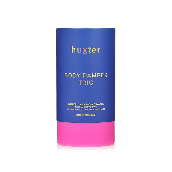 Find Body Pamper Trio Cobalt with Fuchsia - Huxter at Bungalow Trading Co.