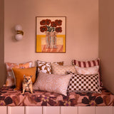 Find Bold Stripe Berry Pink Cushion 60cm - Bonnie & Neil at Bungalow Trading Co.