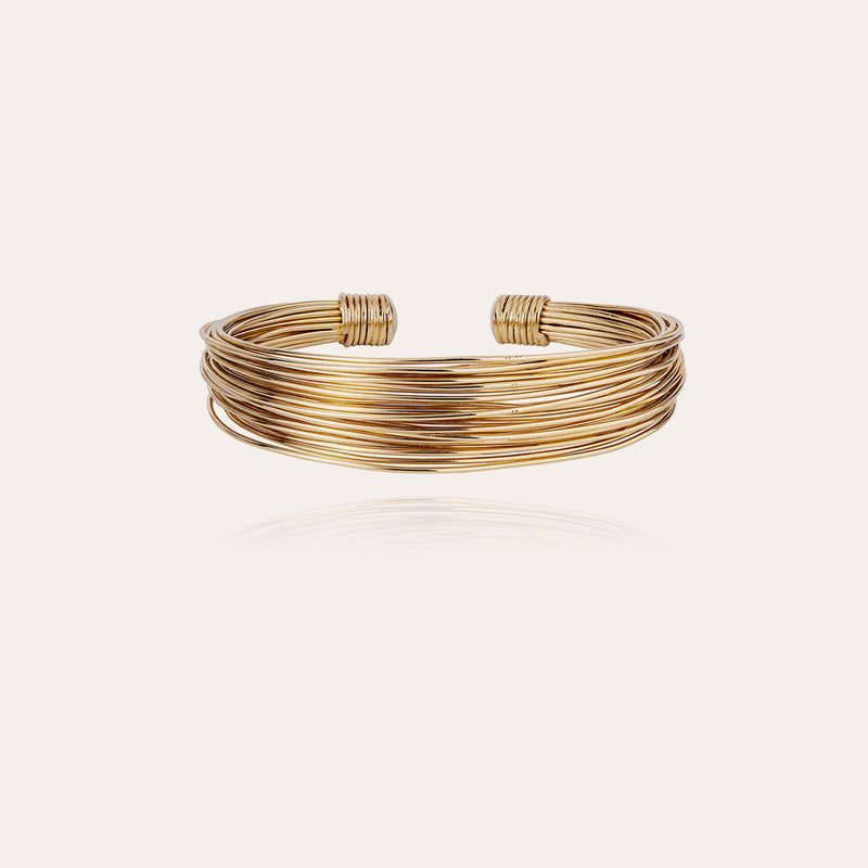 Arpa Gold Cuff Bracelet