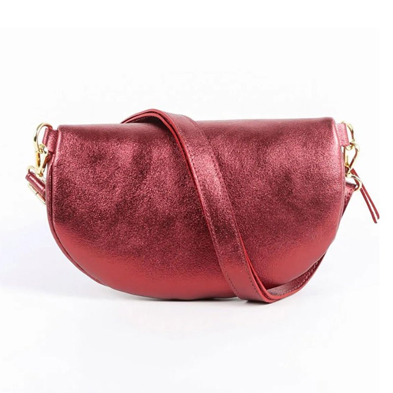 Find Bum Bag Metallic Bordeaux - Maison Fanli at Bungalow Trading Co.