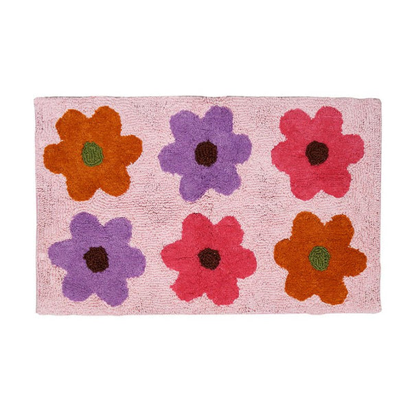 Find Candy Flowerbed Bath Mat - Mosey Me at Bungalow Trading Co.