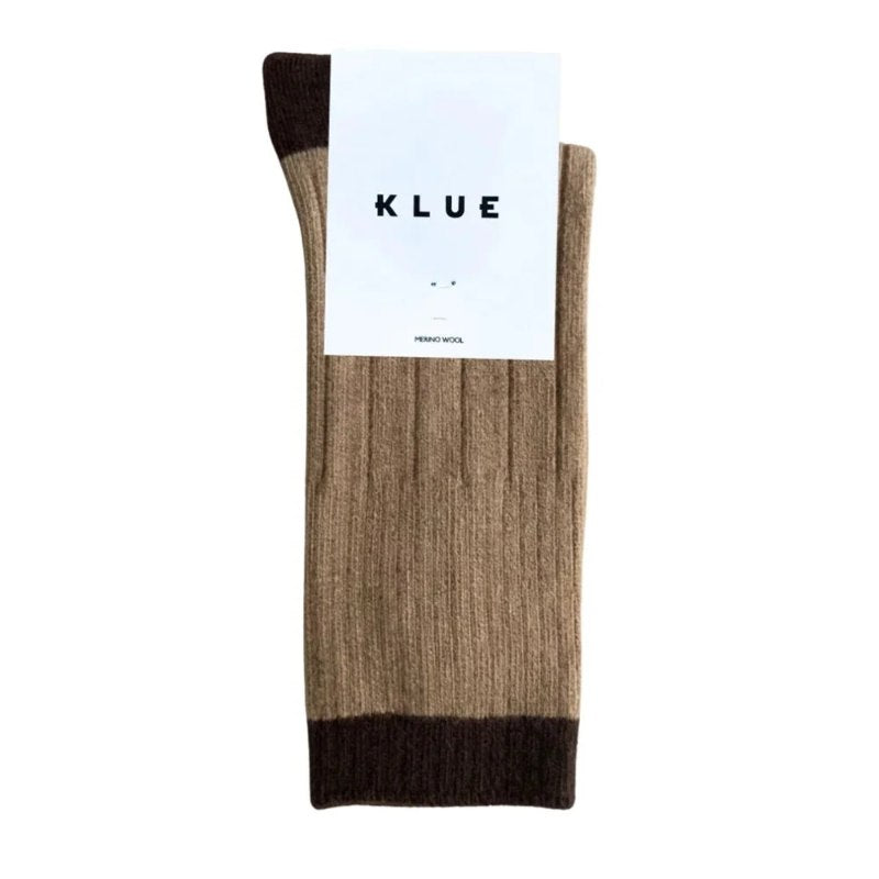 Merino Socks Caramel & Brown