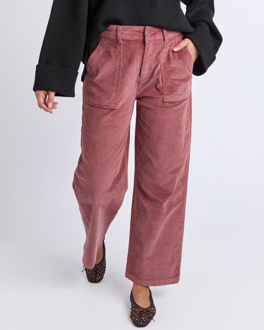 Cassie Cord Pant Dusty Pink