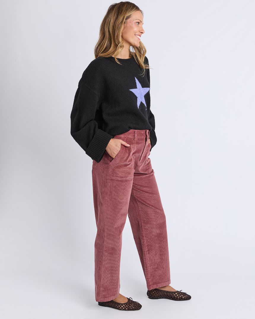 Cassie Cord Pant Dusty Pink