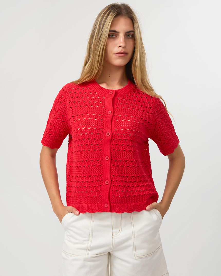 Celeste Knit Scarlet