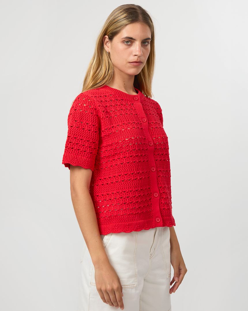 Celeste Knit Scarlet