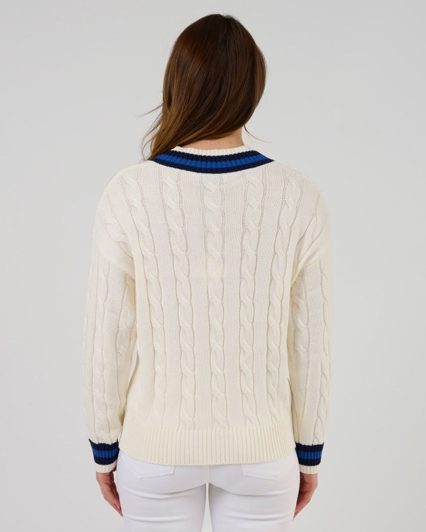 Courtside Jumper Off White