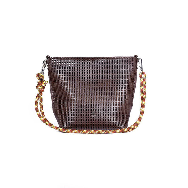 Find Cut Calf Leather Bag Choco - Craie Studio at Bungalow Trading Co.