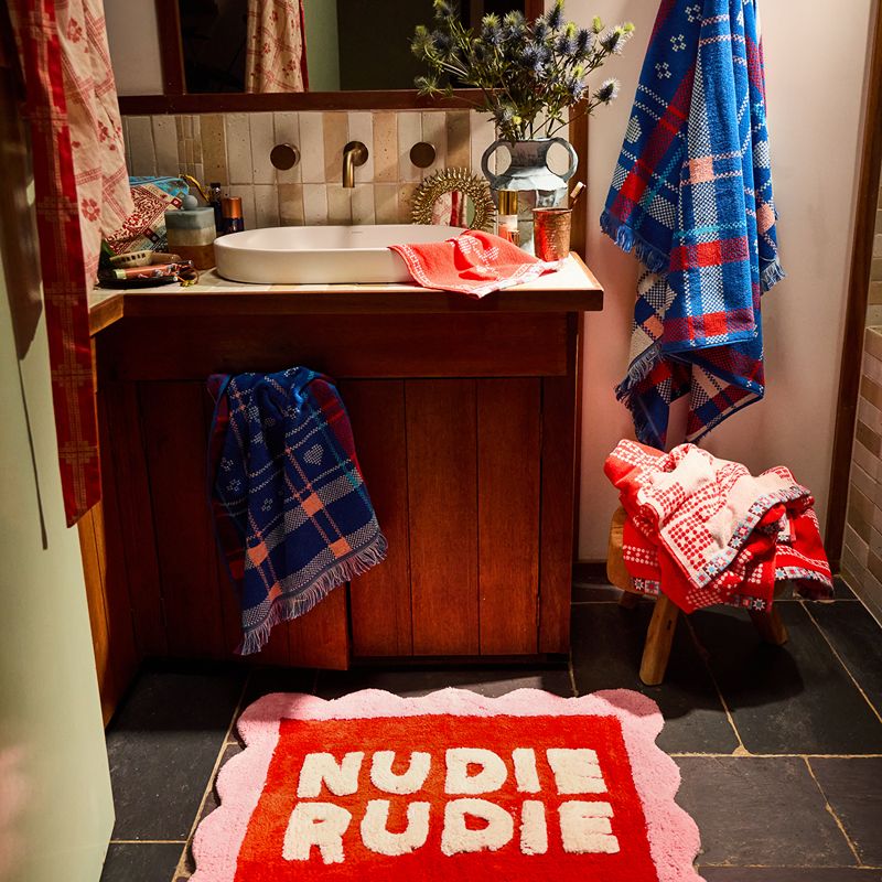 Romy Nudie Rudie Bath Mat Poppy