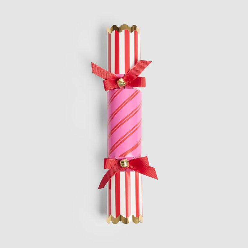 Carnival Red & Pink Stripe Christmas Crackers