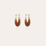 Find Ecume Coffee Acetate Earrings - GAS Bijoux at Bungalow Trading Co.