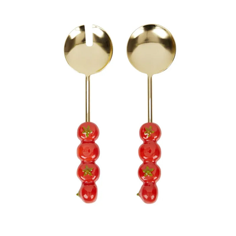 Tomato Set of Salad Servers