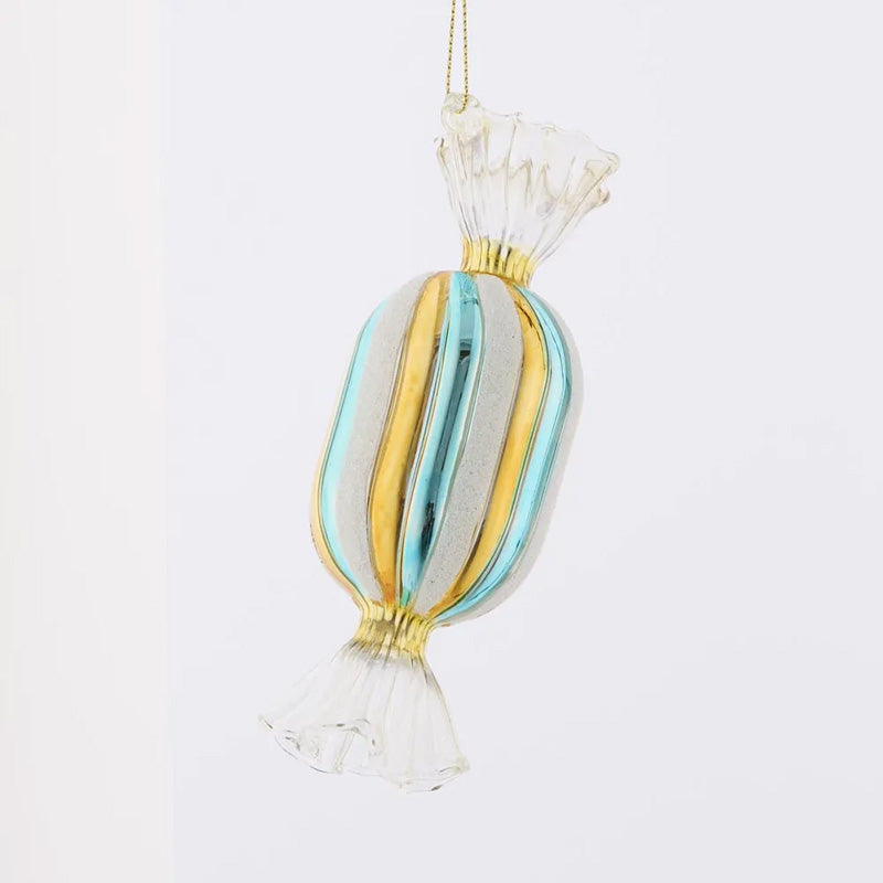 Striped Candy Decoration Turquoise