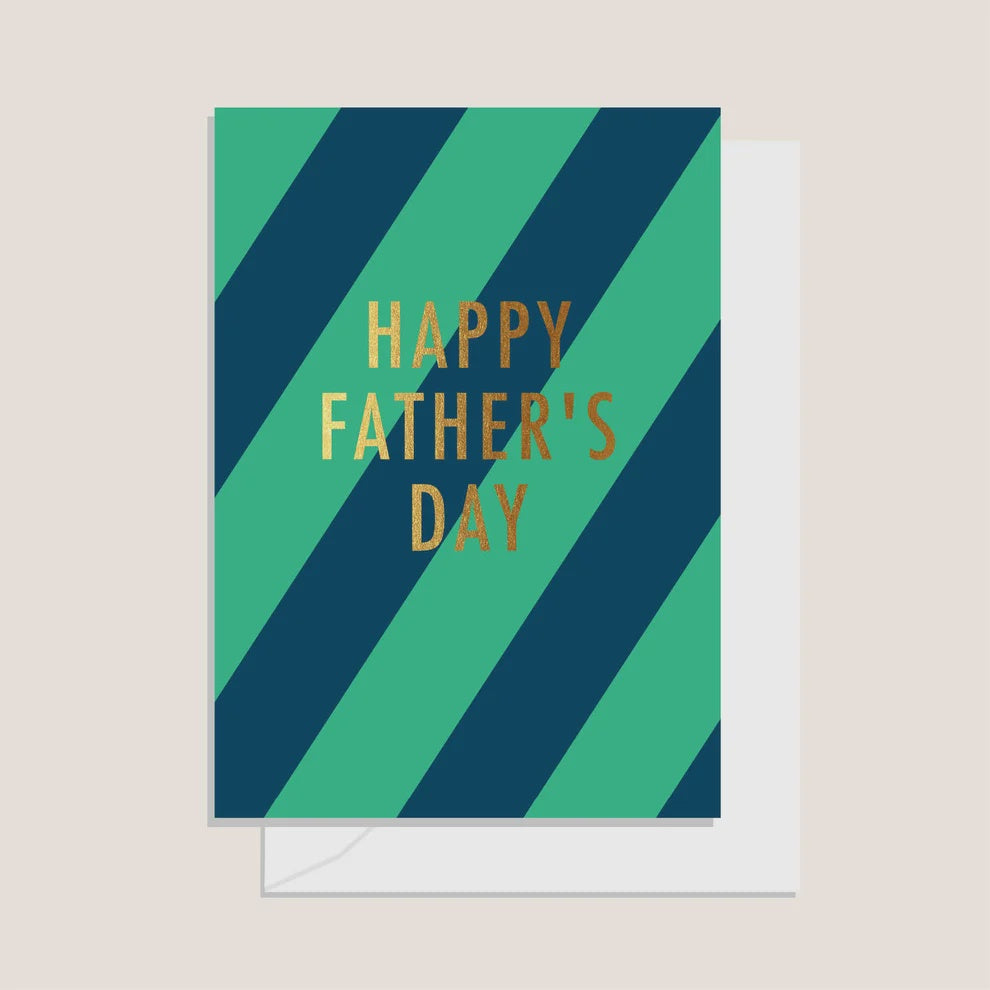 Father Racer Stripe Card